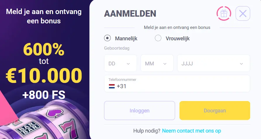 De Laatste Registratiestap vóór het IgoBet Login.