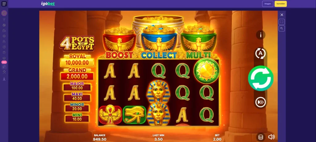 4 Pots of Egypt Demo Igo Bet Slots