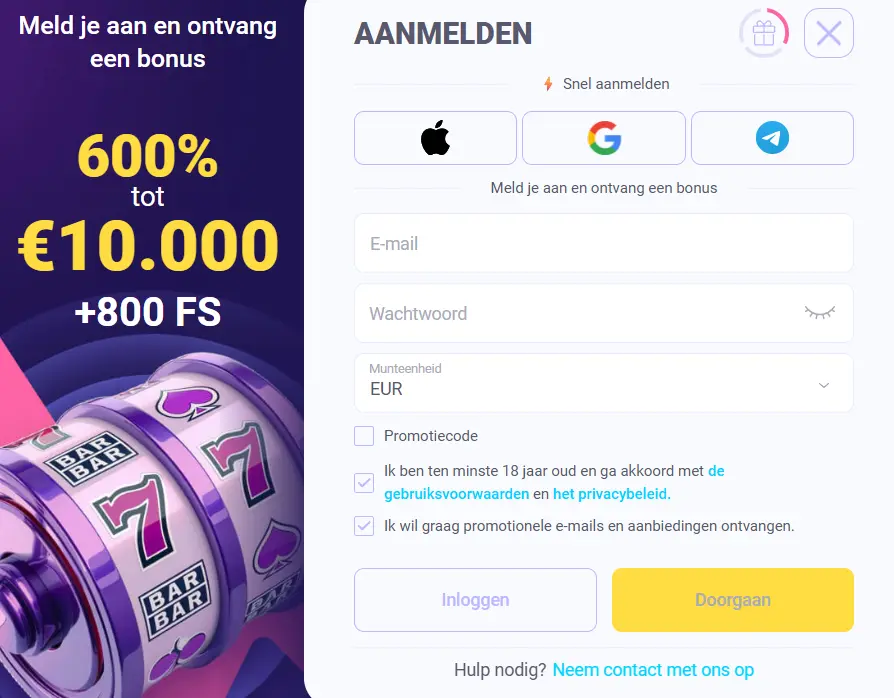 Aanmeden vóór het IgoBet Casino Login